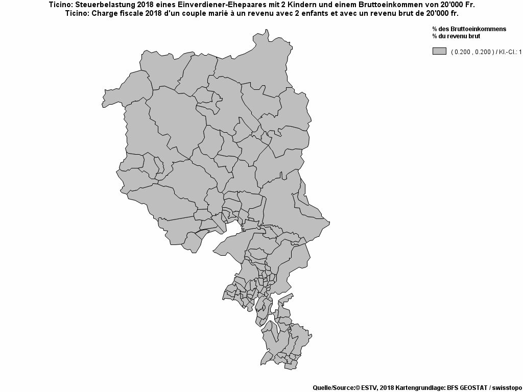 Choropleth map of rf7