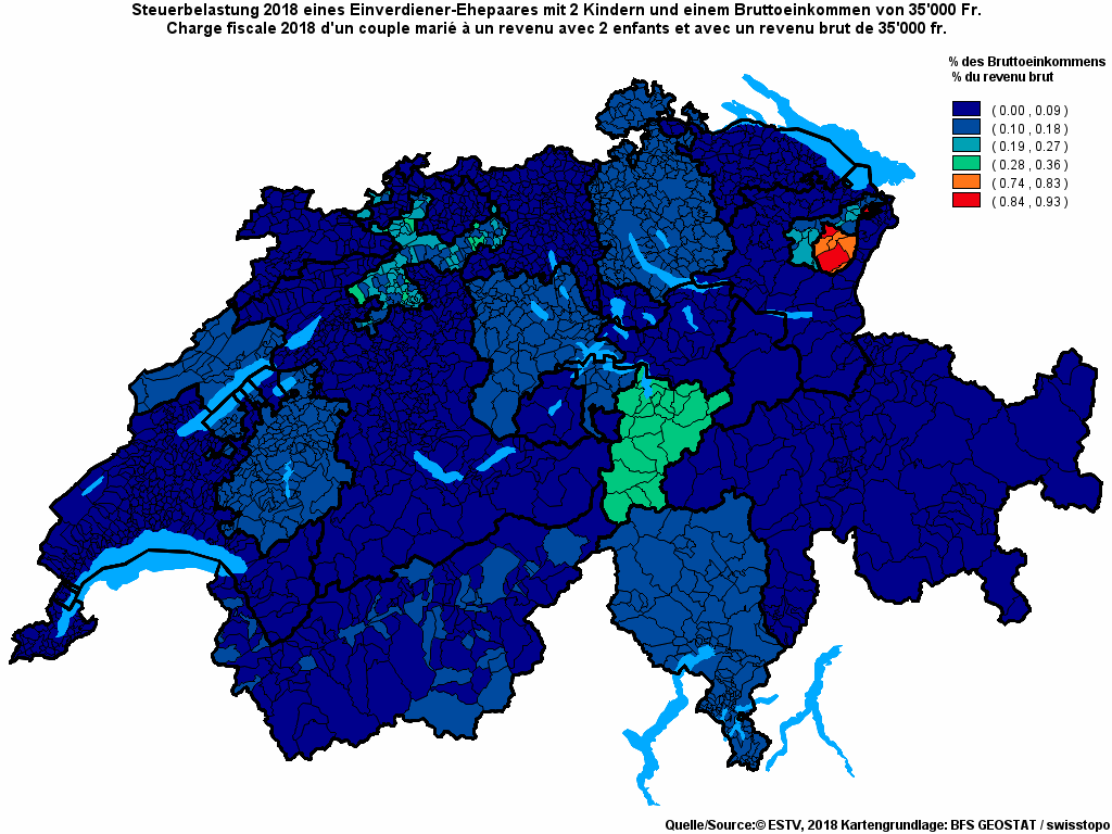 Choropleth map of rf10