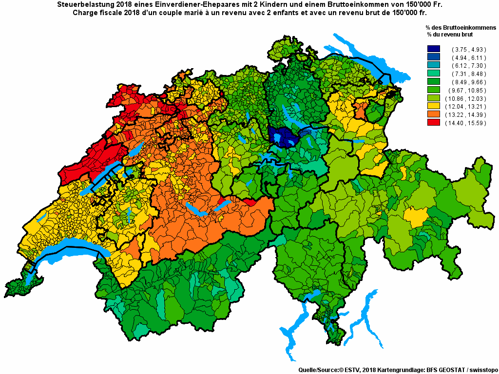 Choropleth map of rf20