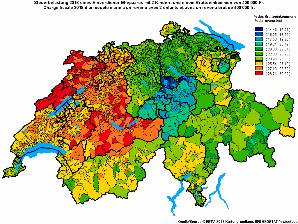 Choropleth map of rf25