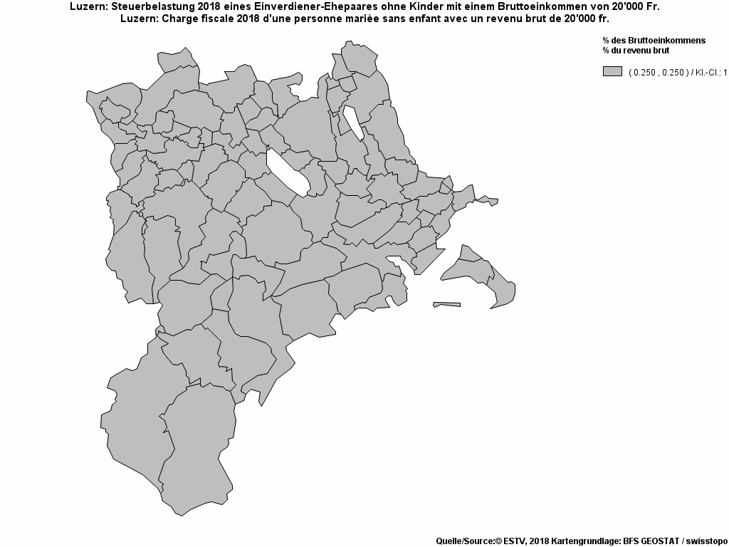 Choropleth map of rf7