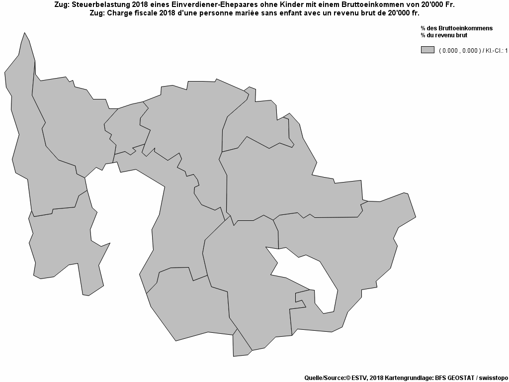 Choropleth map of rf7