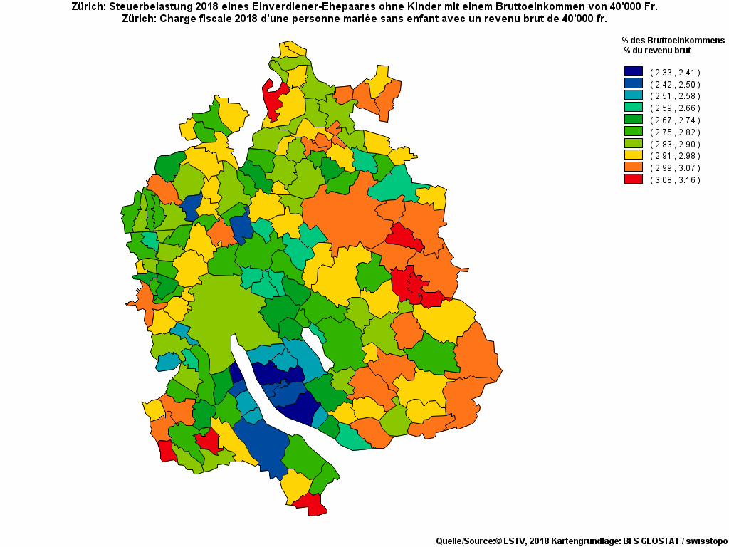 Choropleth map of rf11