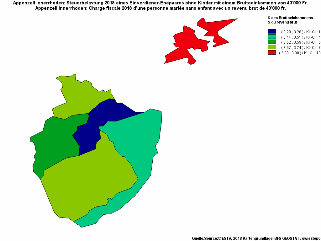 Choropleth map of rf11