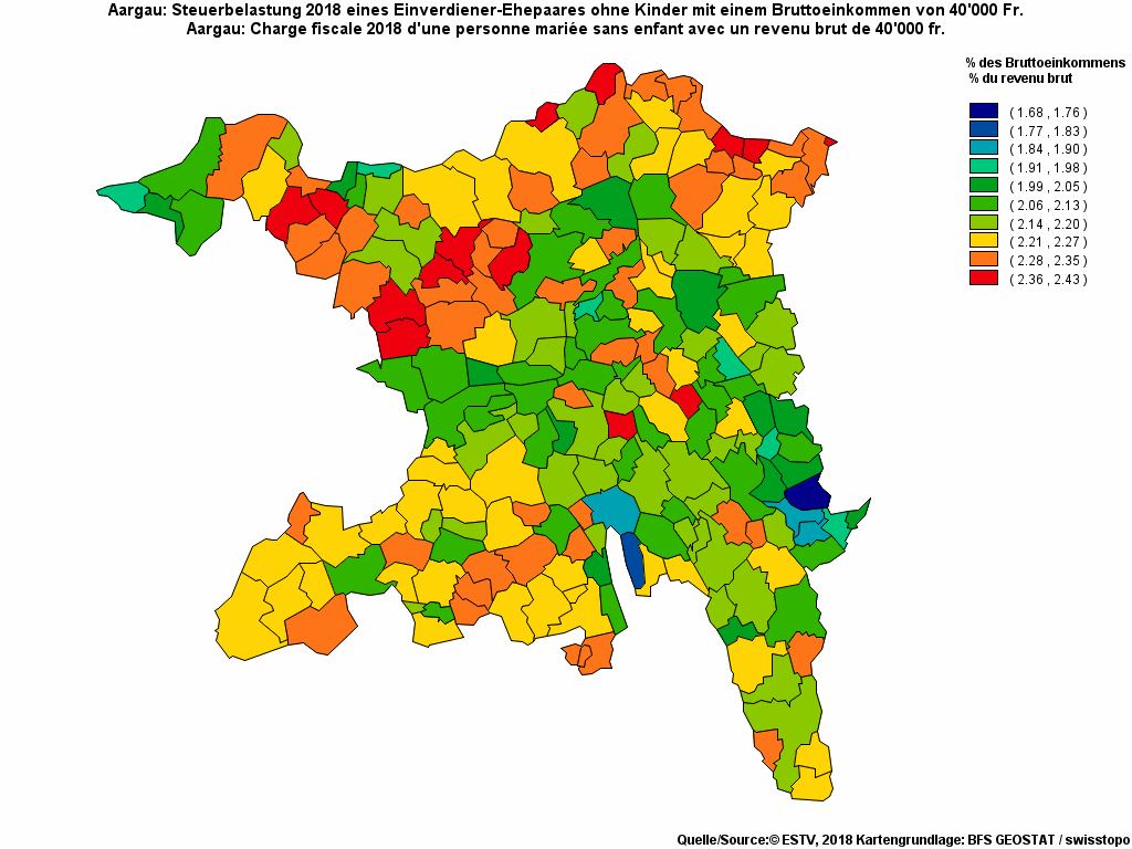 Choropleth map of rf11