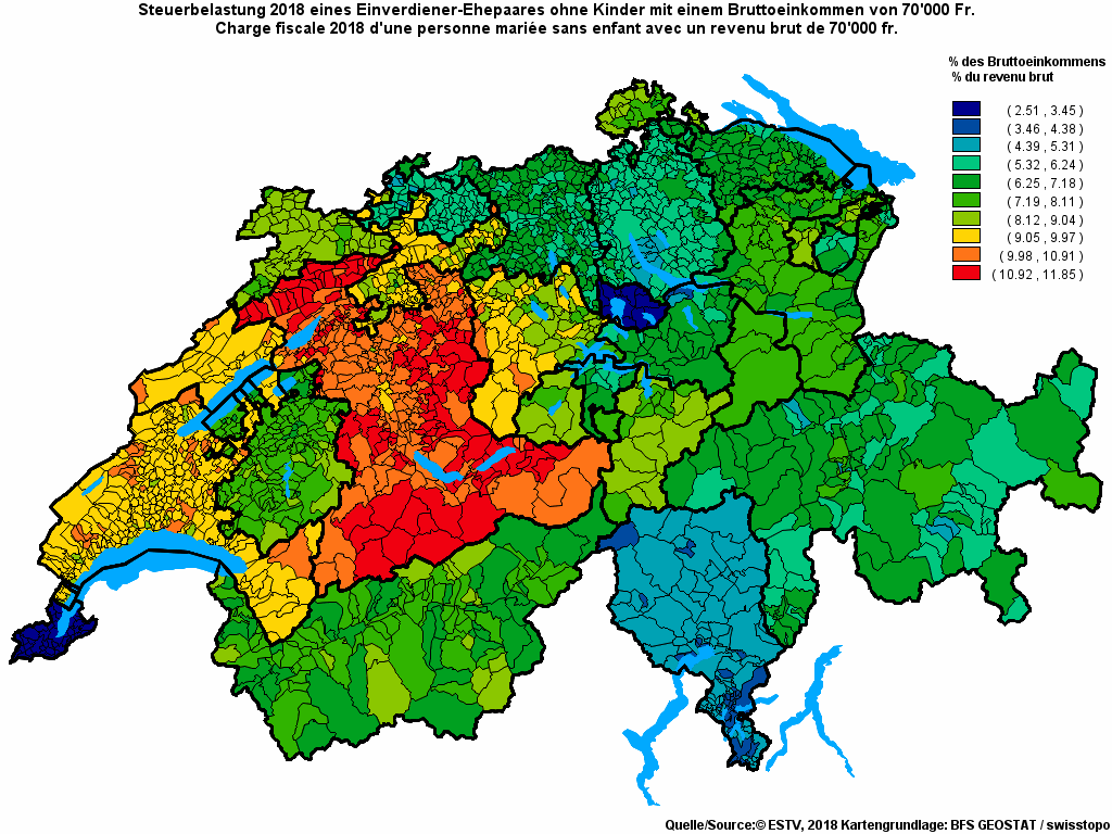 Choropleth map of rf15