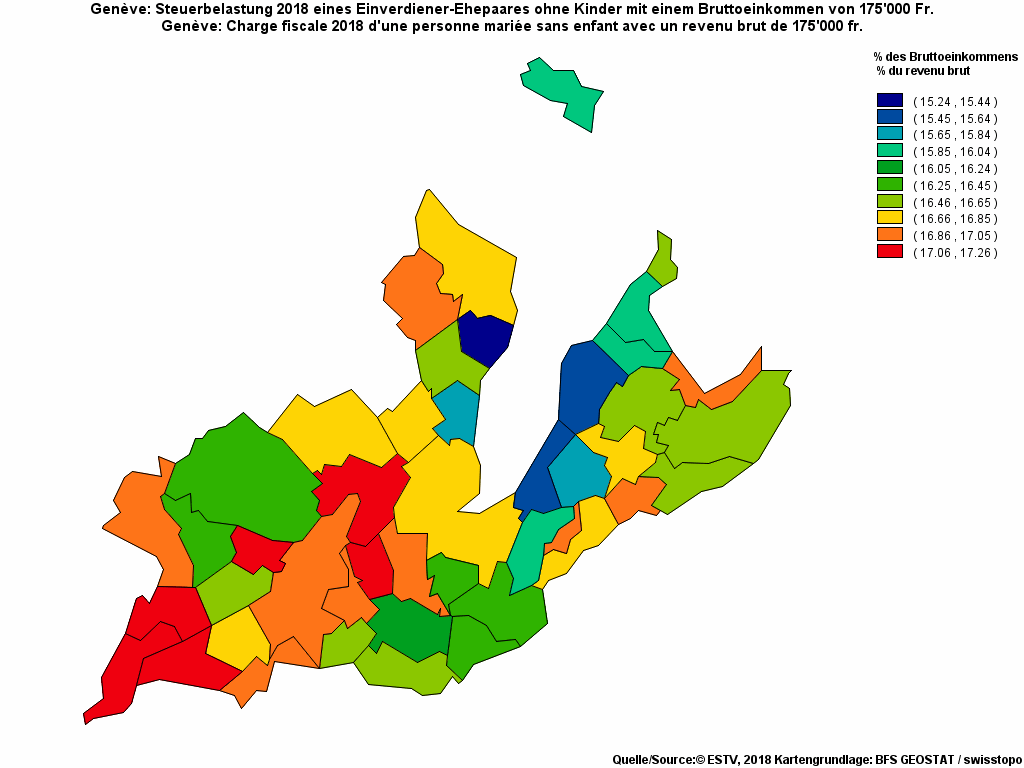 Choropleth map of rf21
