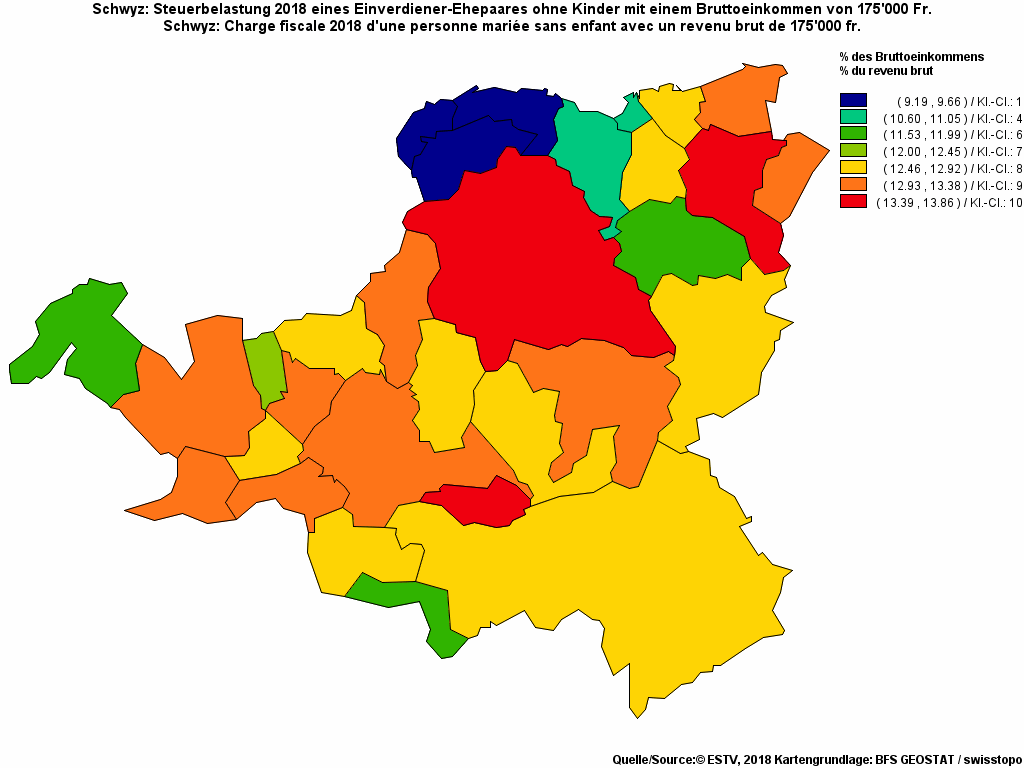 Choropleth map of rf21