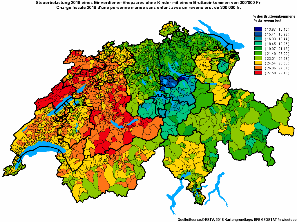 Choropleth map of rf24
