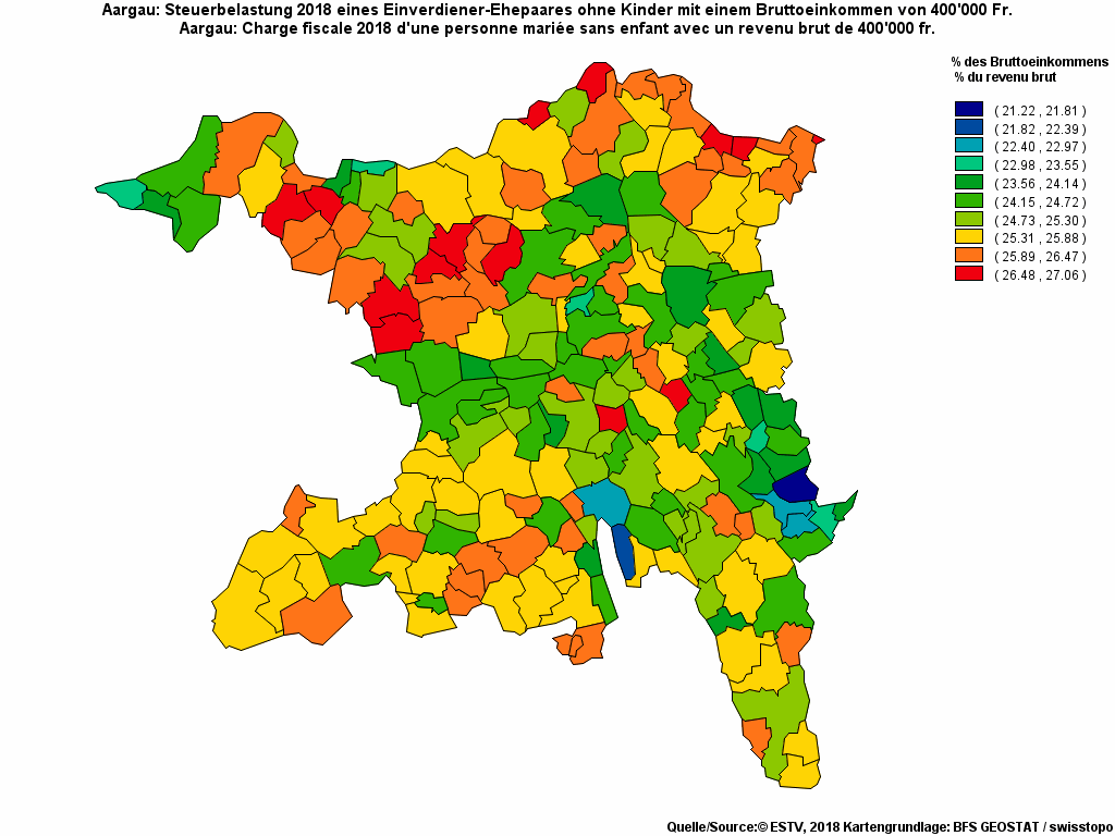 Choropleth map of rf25