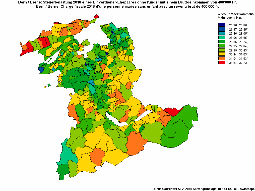 Choropleth map of rf25