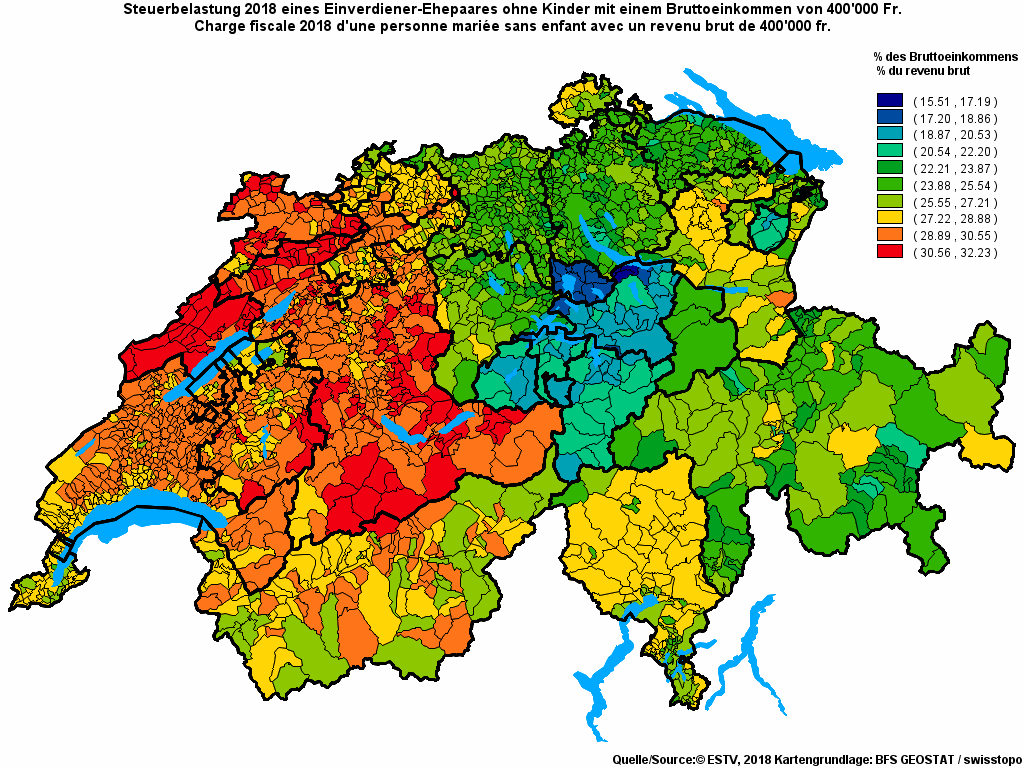 Choropleth map of rf25