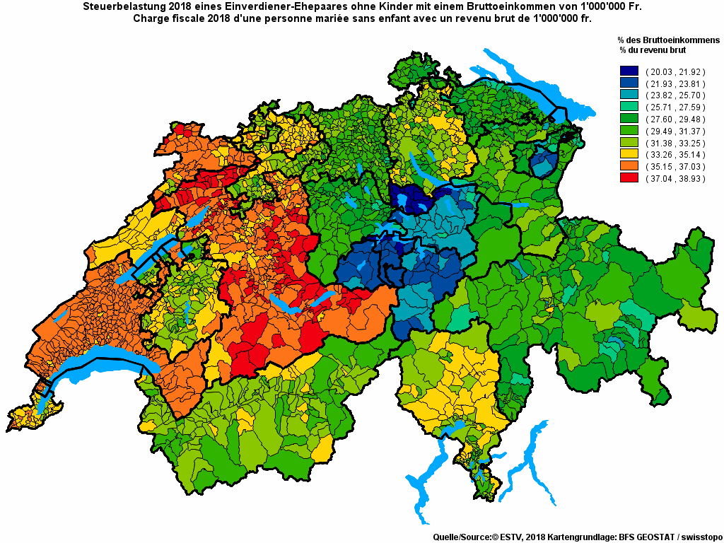 Choropleth map of rf27