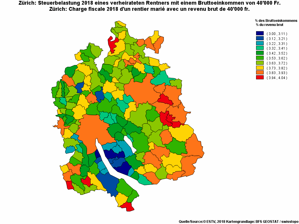 Choropleth map of rf11