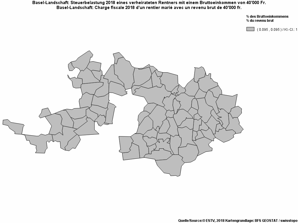 Choropleth map of rf11