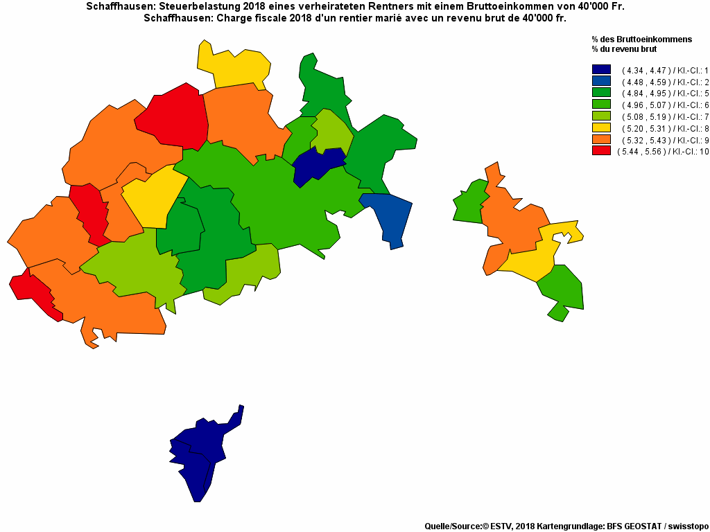 Choropleth map of rf11