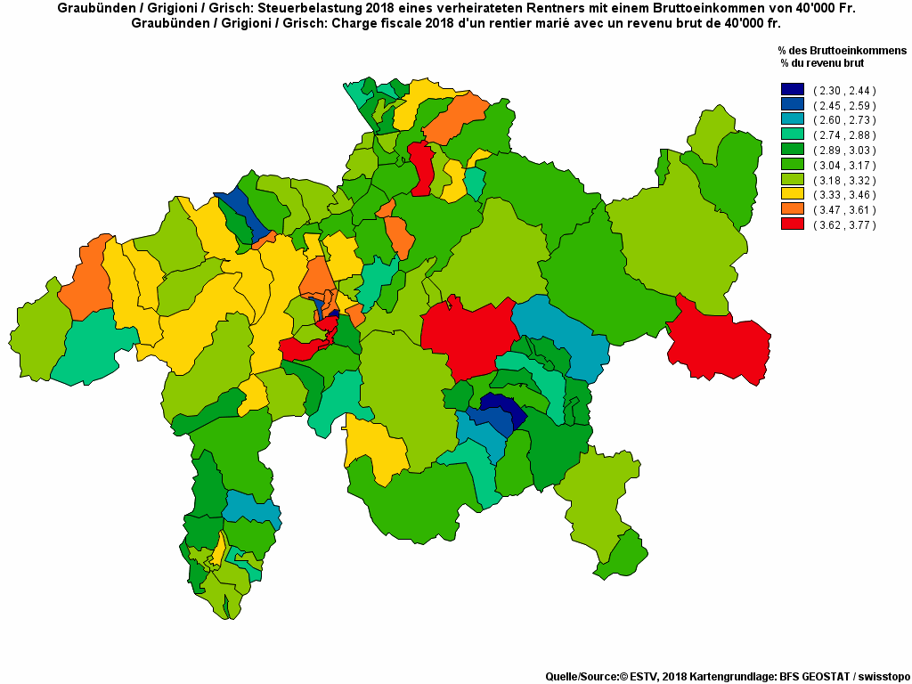 Choropleth map of rf11