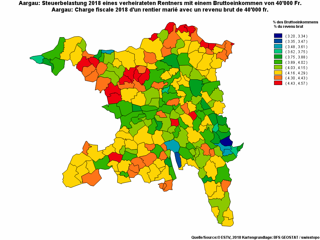 Choropleth map of rf11