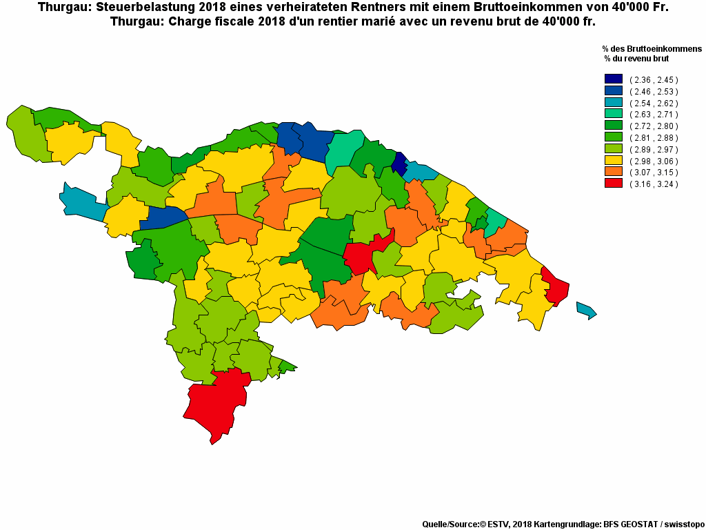 Choropleth map of rf11