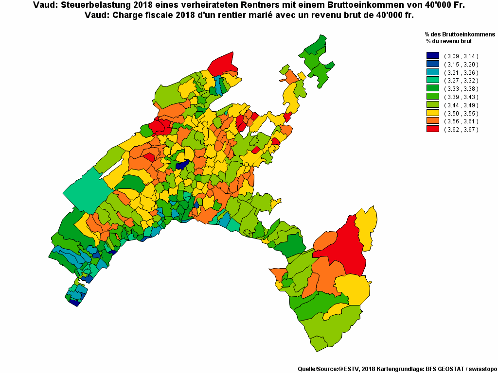 Choropleth map of rf11