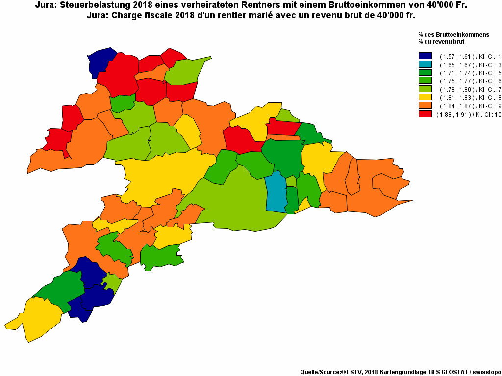 Choropleth map of rf11