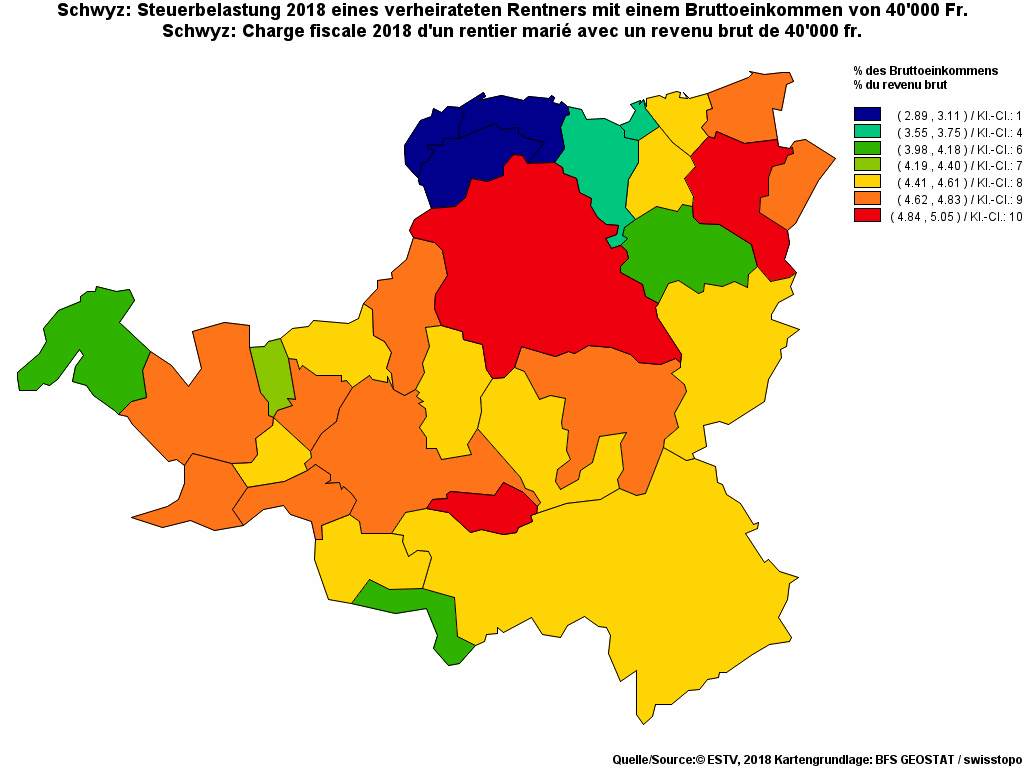 Choropleth map of rf11