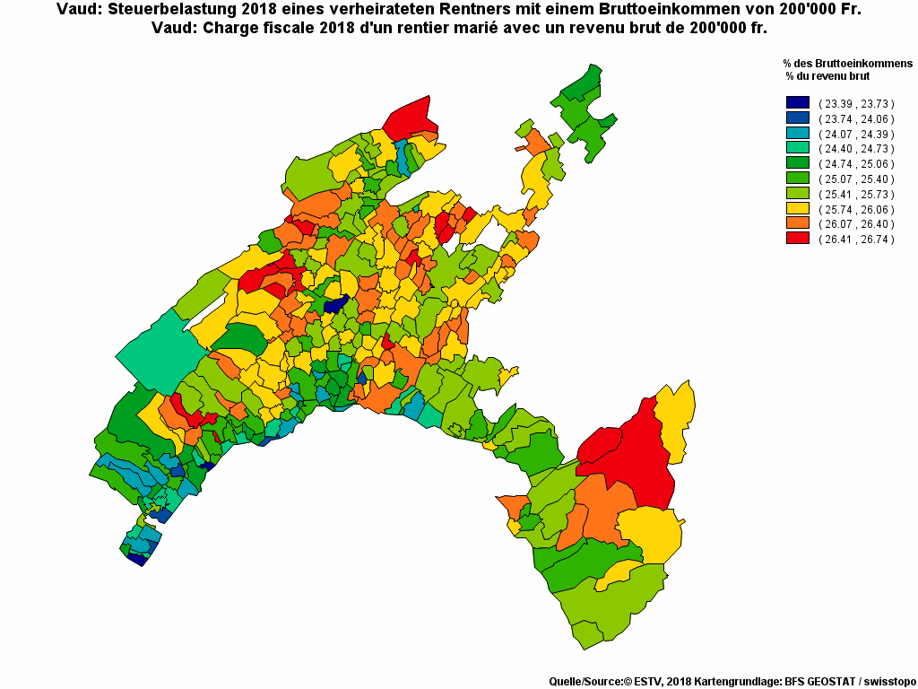 Choropleth map of rf22