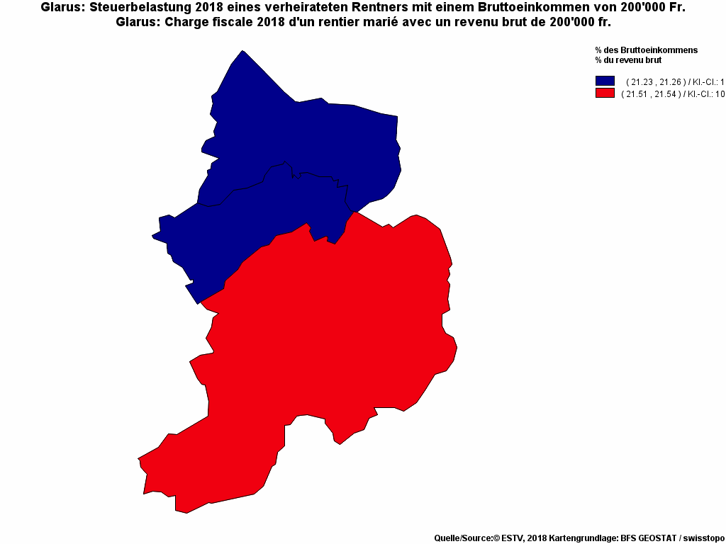 Choropleth map of rf22