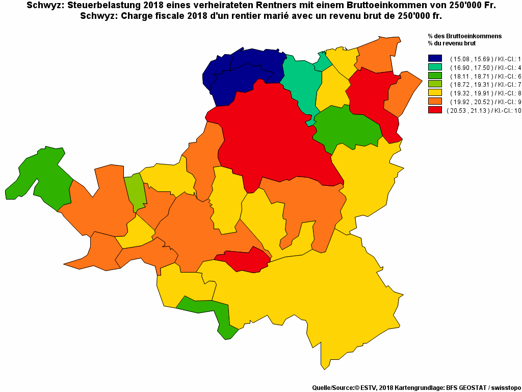 Choropleth map of rf23
