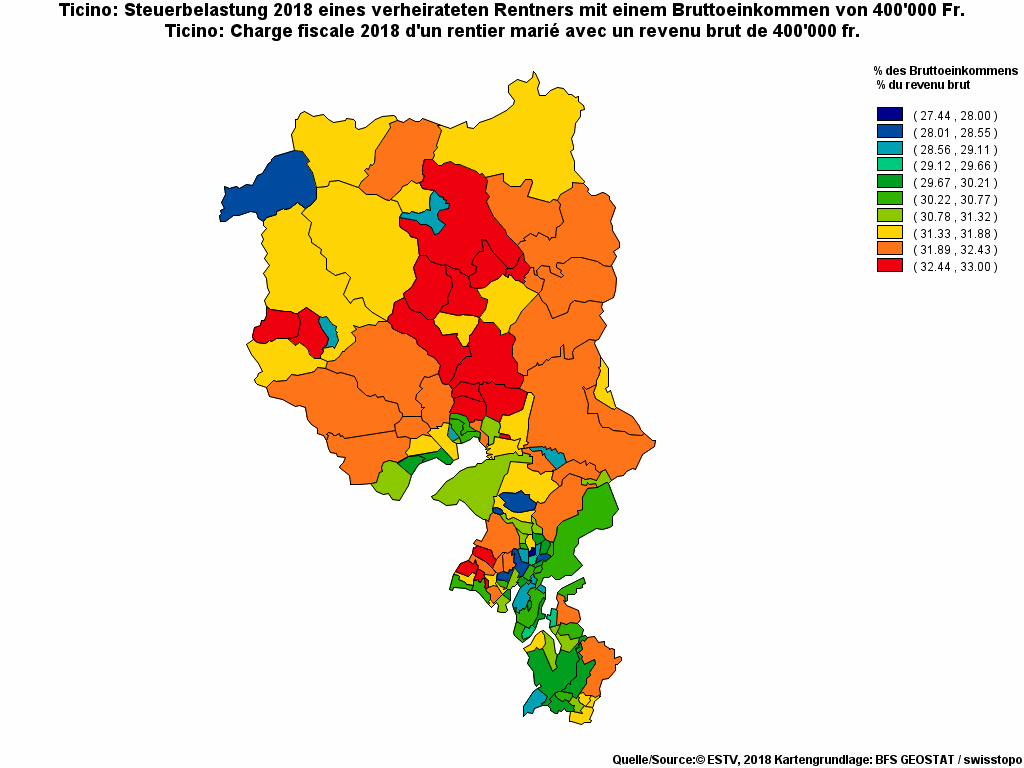 Choropleth map of rf25