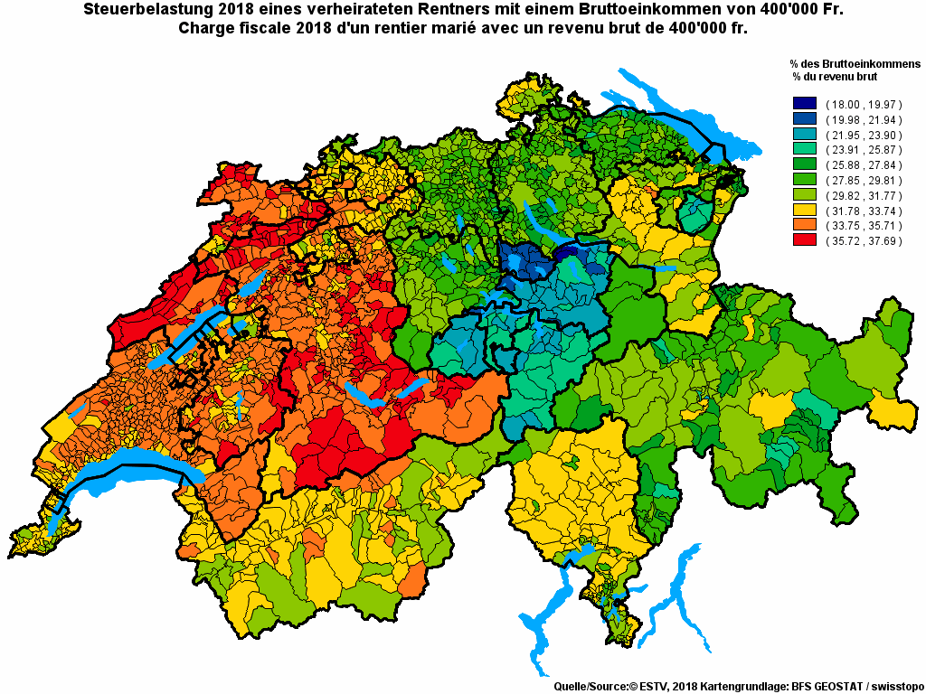 Choropleth map of rf25