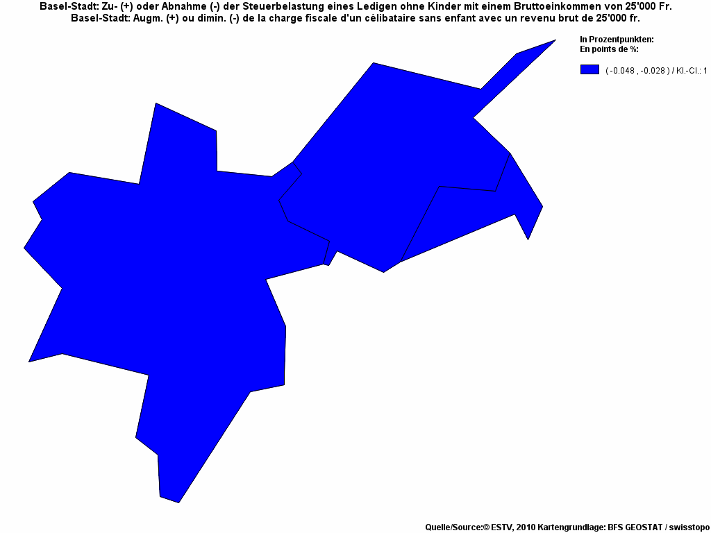 Choropleth map of rf8