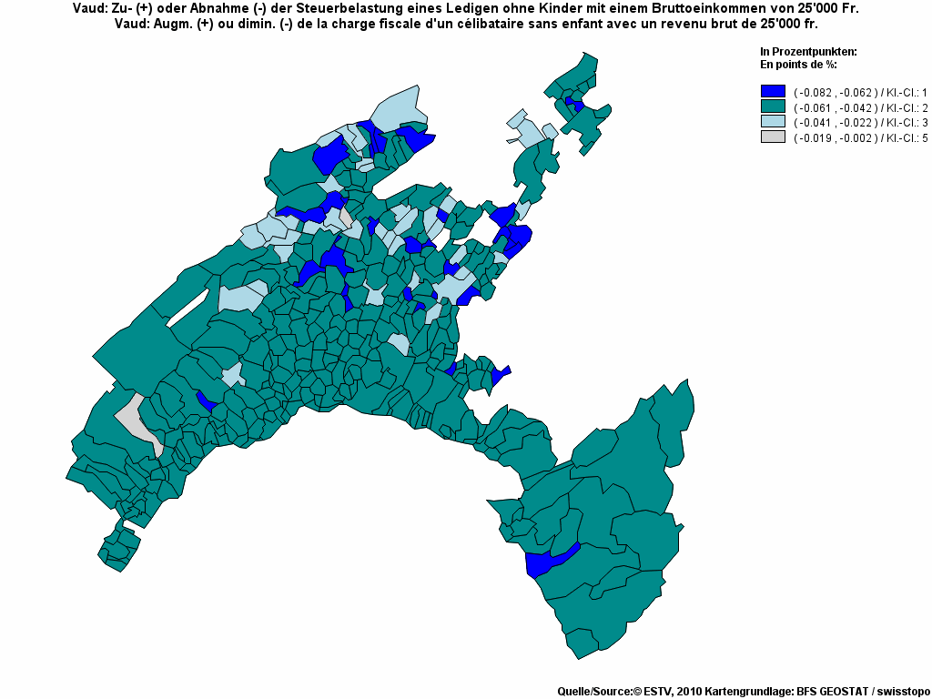 Choropleth map of rf8