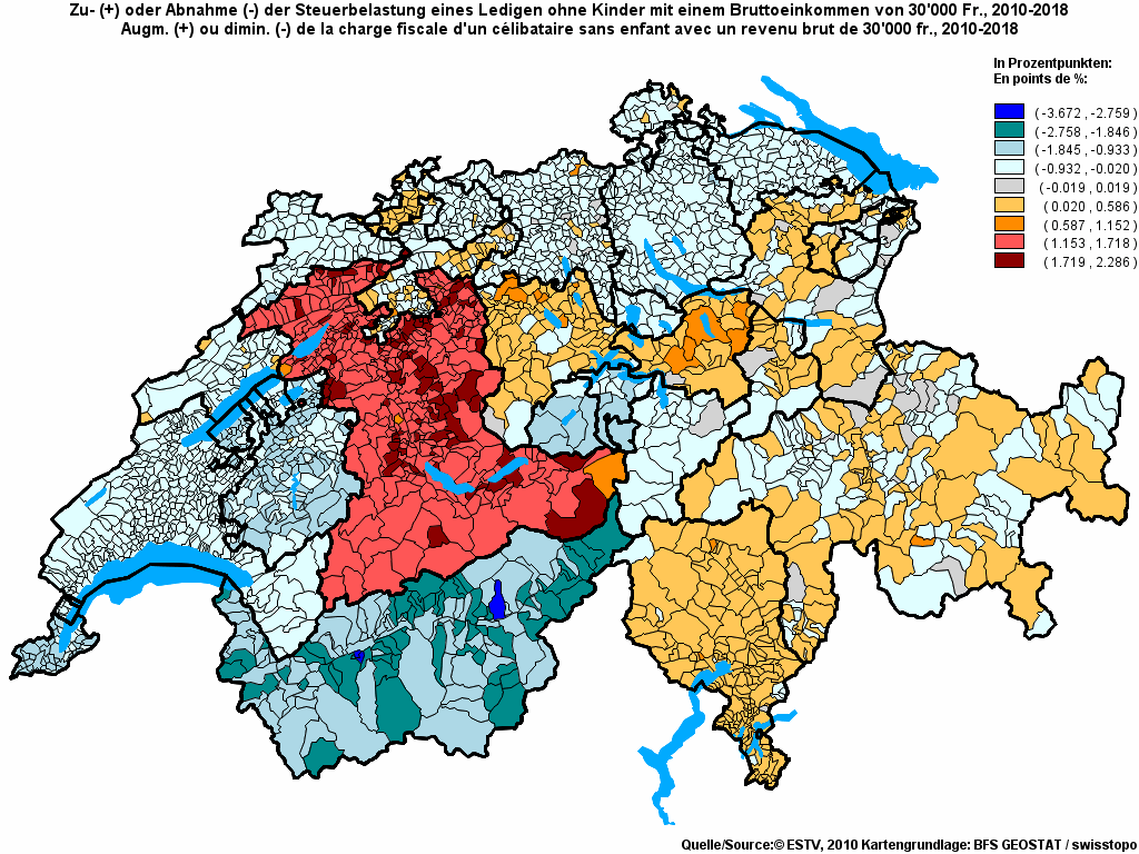 Choropleth map of rf9