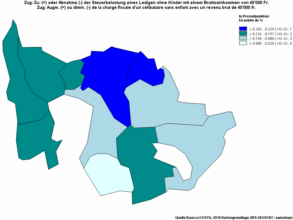 Choropleth map of rf11