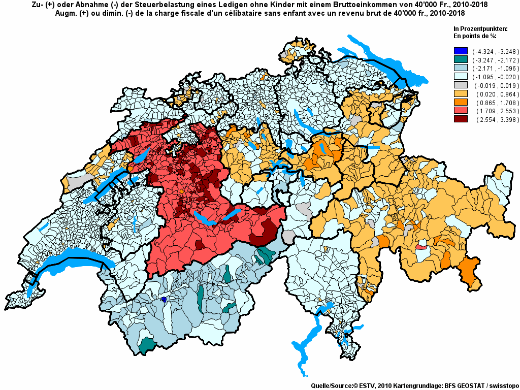 Choropleth map of rf11