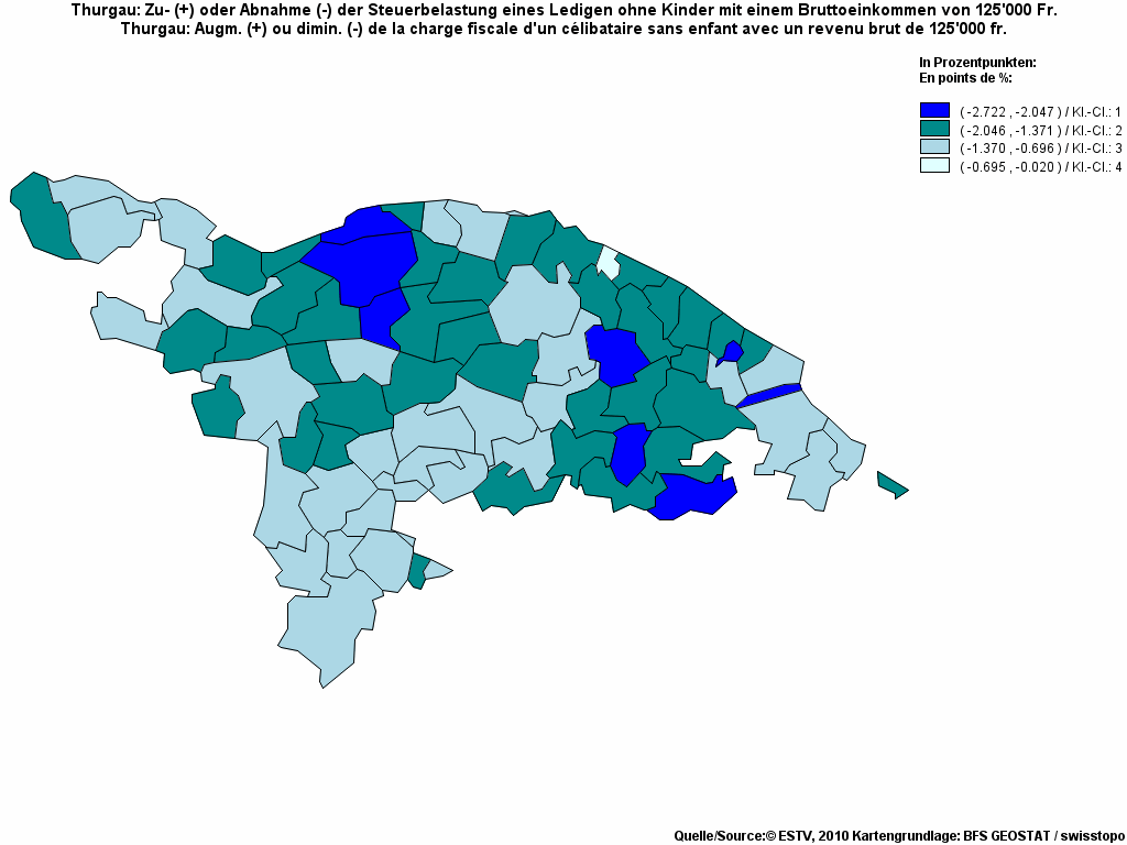 Choropleth map of rf19