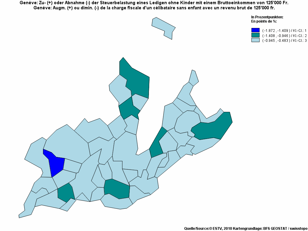 Choropleth map of rf19