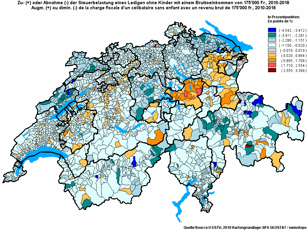 Choropleth map of rf21
