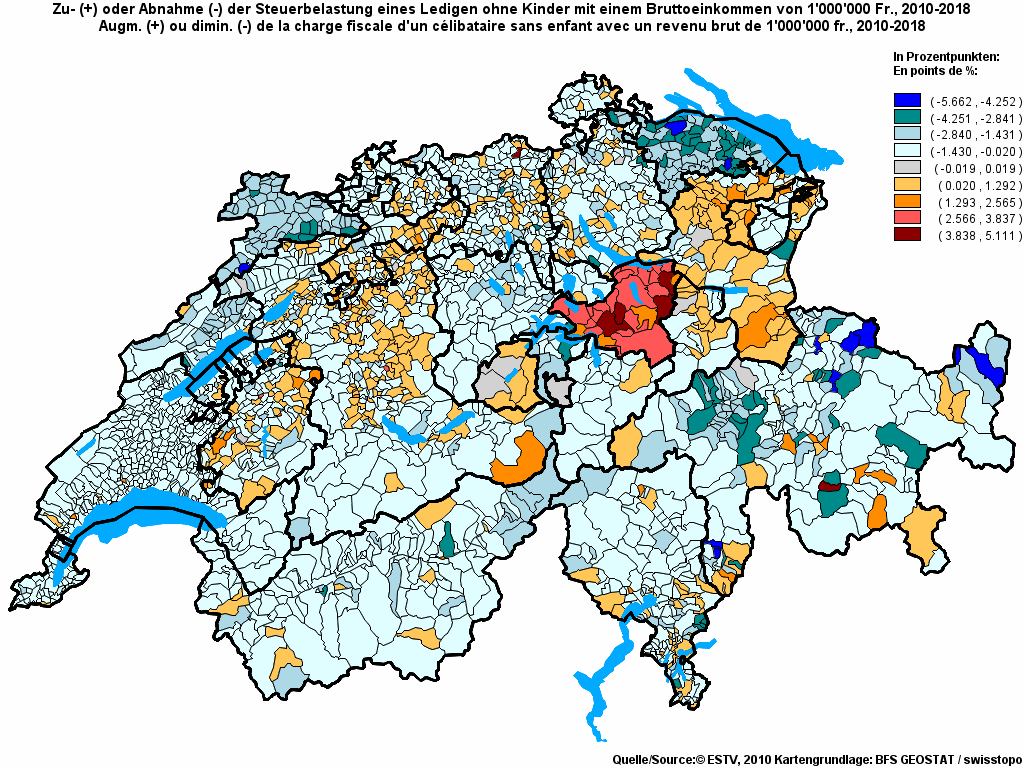 Choropleth map of rf27
