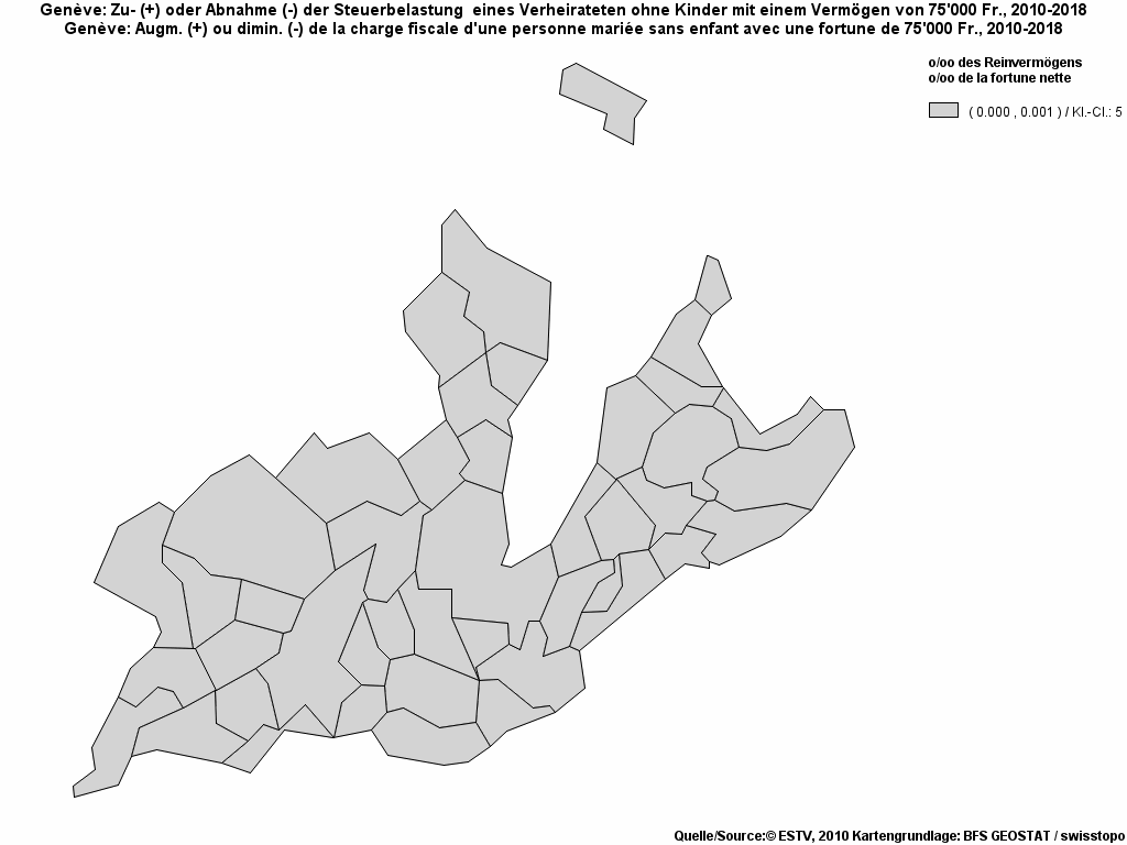 Choropleth map of rf8