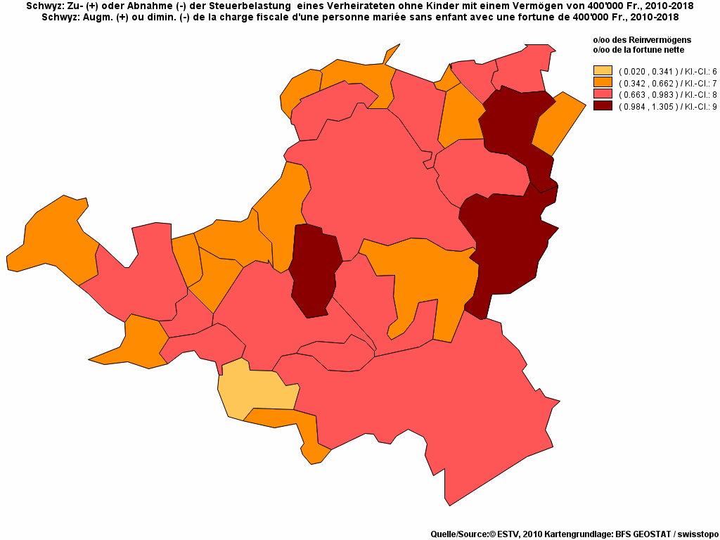 Choropleth map of rf14