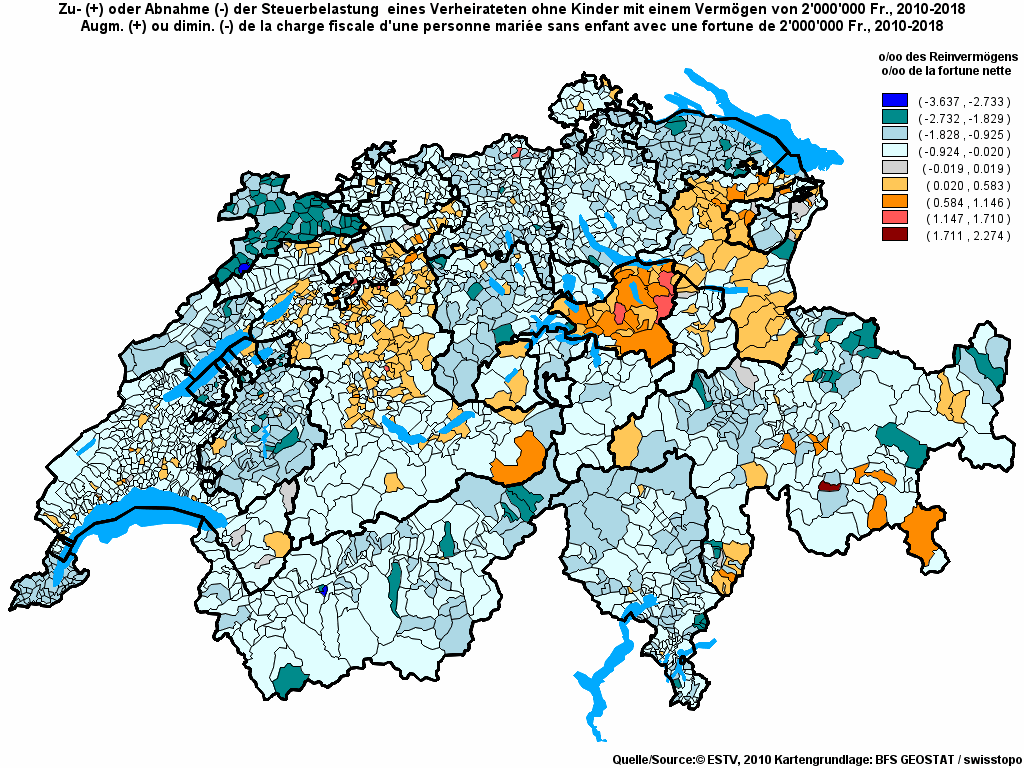 Choropleth map of rf19