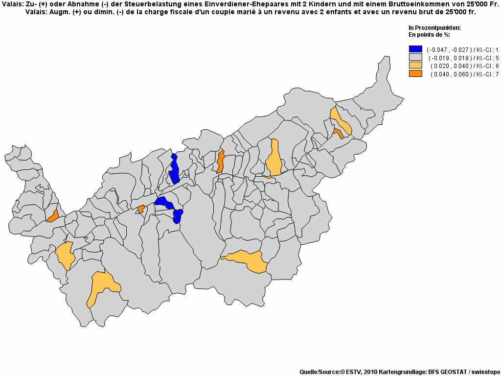 Choropleth map of rf8