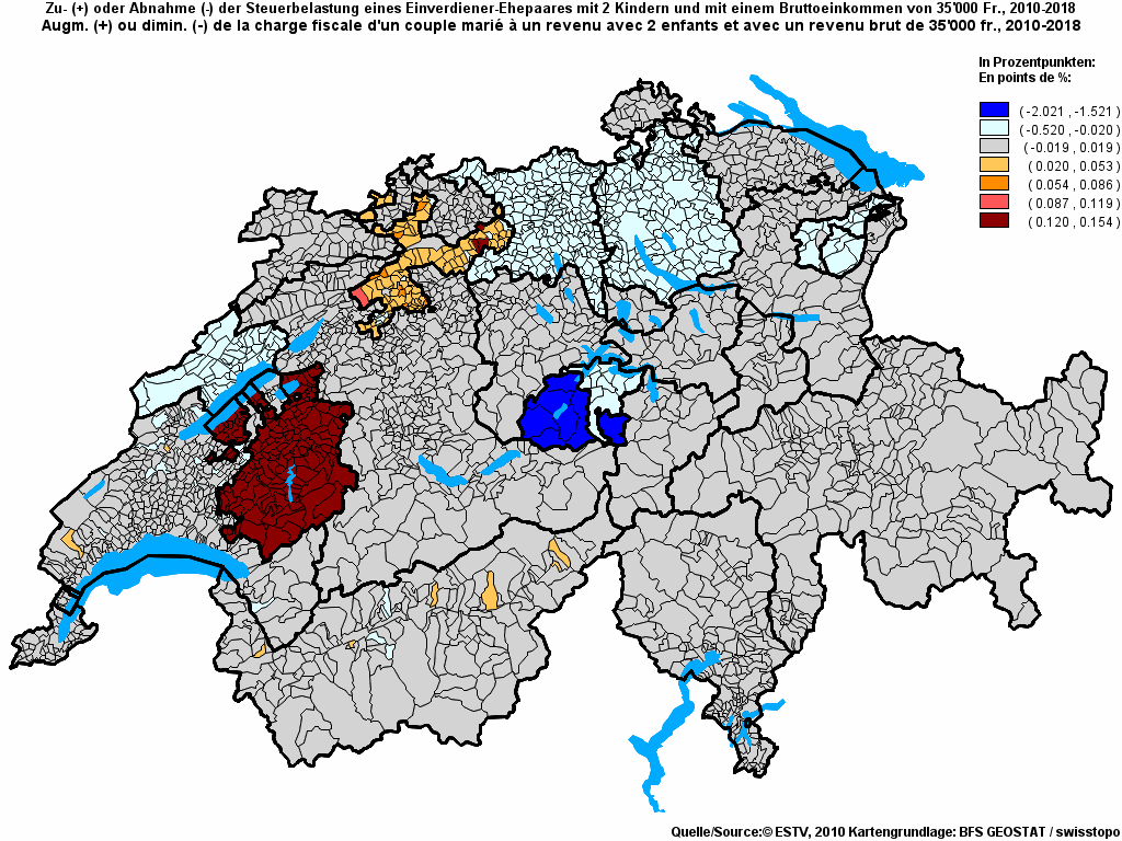 Choropleth map of rf10