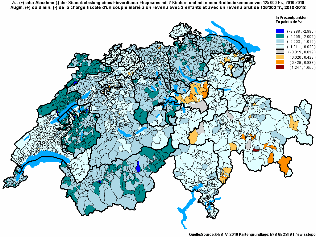 Choropleth map of rf19