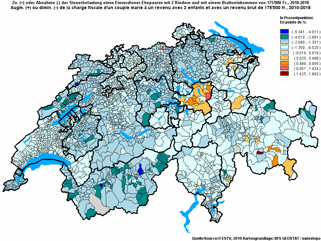 Choropleth map of rf21