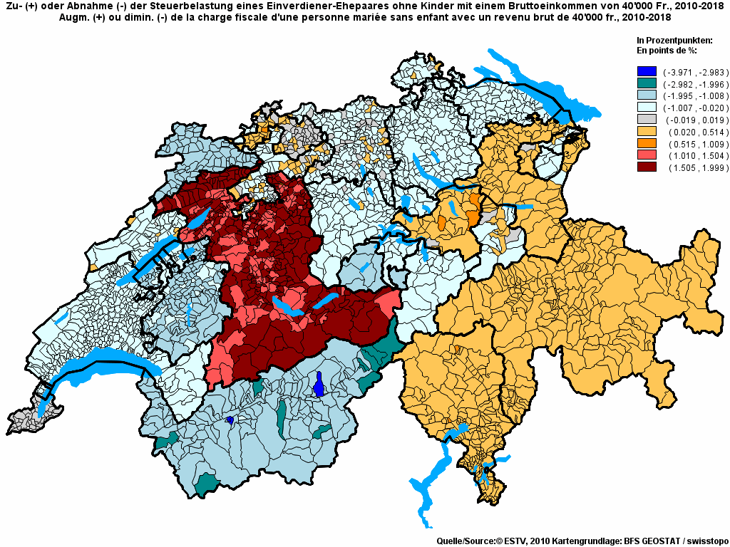 Choropleth map of rf11