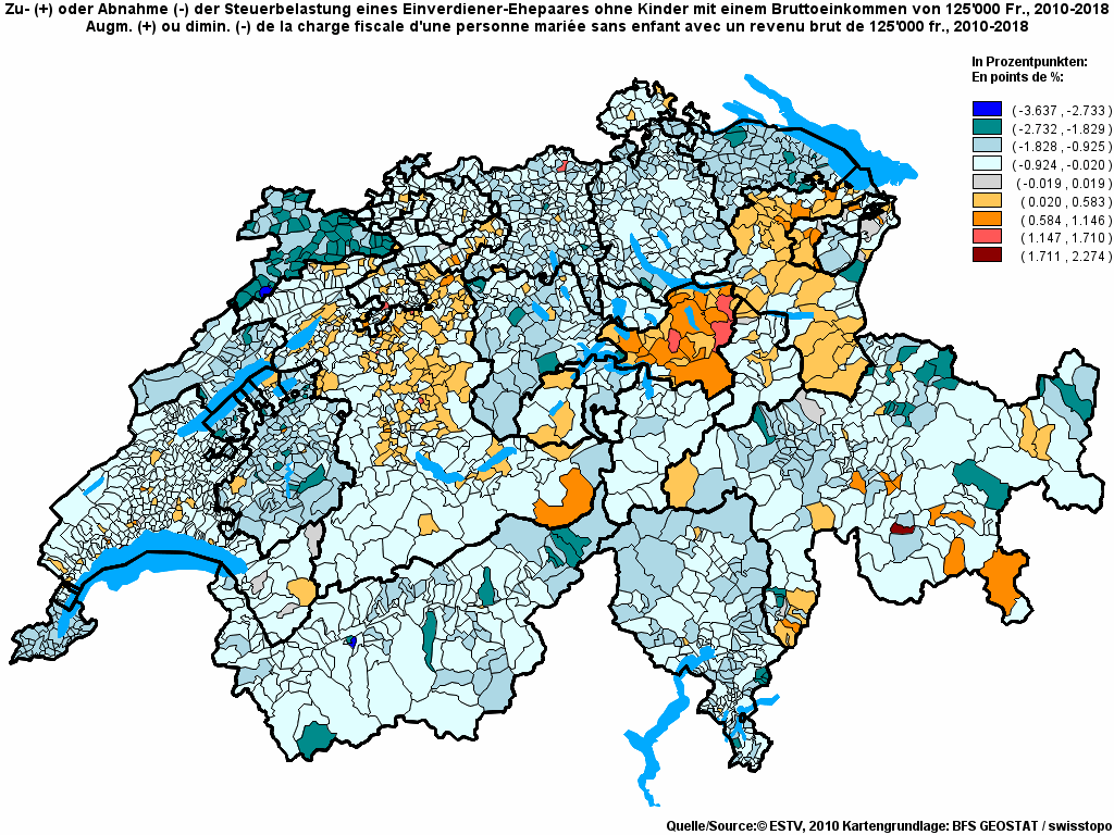 Choropleth map of rf19