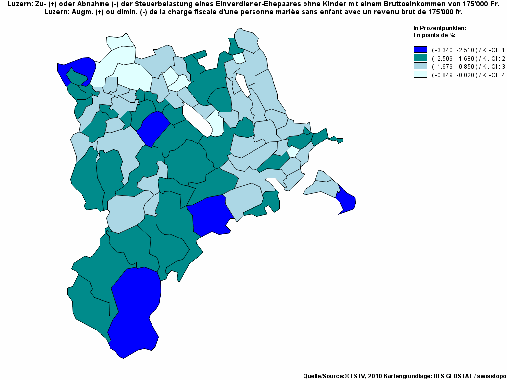 Choropleth map of rf21